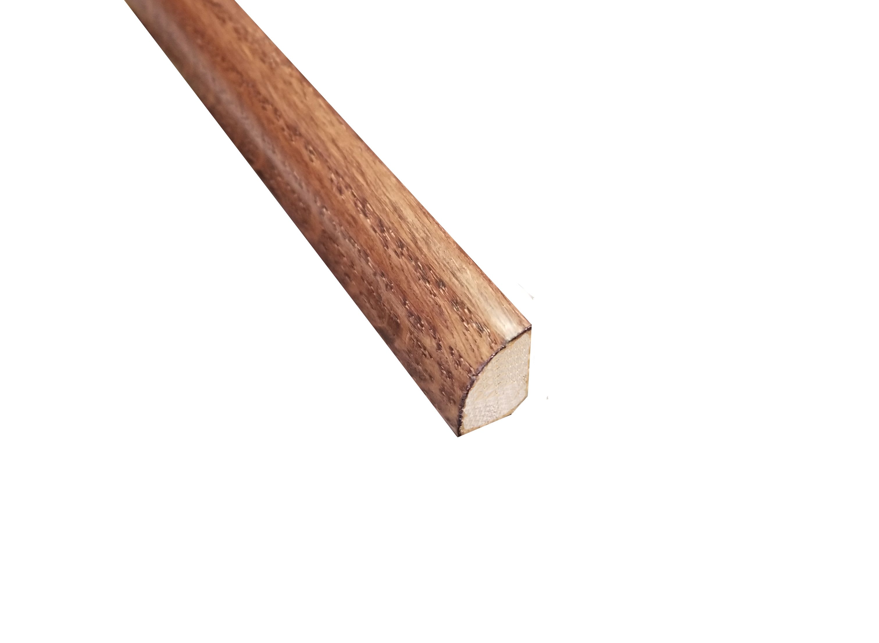 Prefinished Cherry Oak Hardwood 1/2 in thick x .75 in wide x 78 in Length Shoe Molding