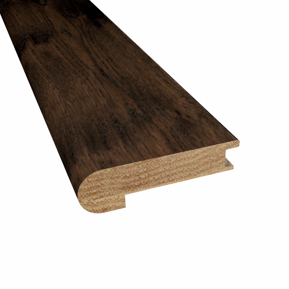 Prefinished Porter House Hickory Hardwood 9/16 in thick x 2.75 in wide x 78 in Length Stair Nose