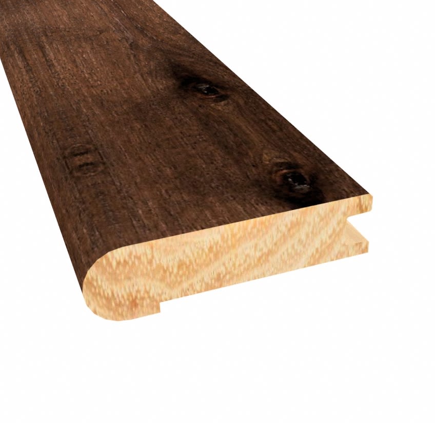 Prefinished Distressed Hunters Creek Hickory Hardwood 3/4 in thick x 3.125 in wide x 78 in Length St