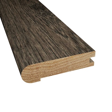 Prefinished Winter Solstice Hickory Hardwood 3/4 in thick x 3.125 in wide x 78 in Length Stair Nose