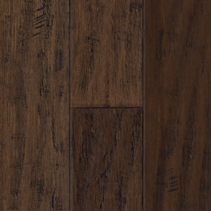 3/8 in. Madison County Strand Distressed Wide Plank Engineered Click Bamboo Flooring 5.13 in. Wide