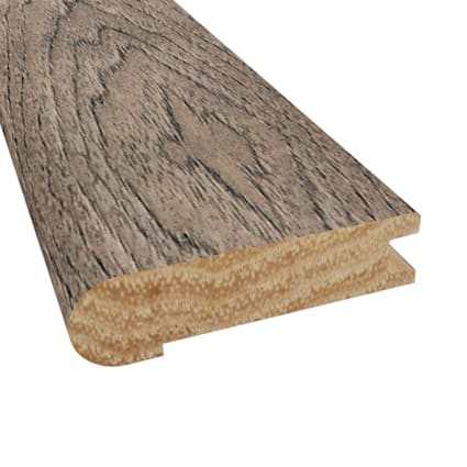 Prefinished Distressed Haversham Hickory Hardwood 3/4 in. T x 3.13 in W x 78 in. L Stair Nose