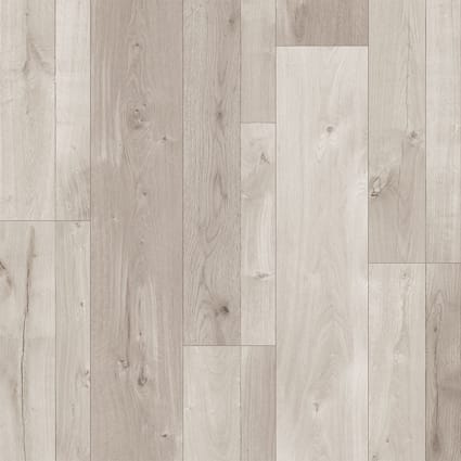10mm+pad Urban Frost Oak Laminate Flooring 7.6 in. Wide x 54.45 in. Long