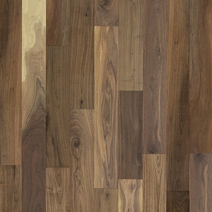 3/4 in. Matte American Walnut Solid Hardwood Flooring 5 in. Wide
