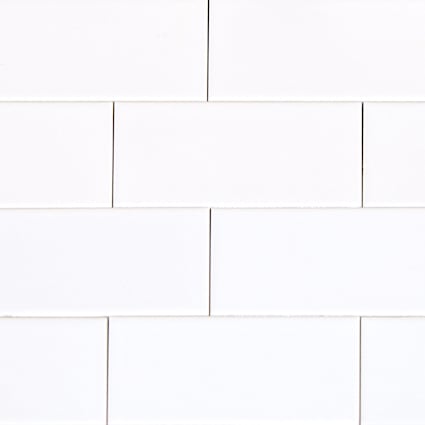 3in. X 6 in. Vivid White Subway Tile