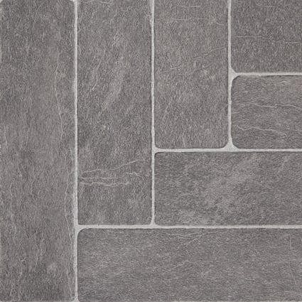8mm Granada Gray Brick Waterproof Laminate Flooring 11.55 in. Wide x 47 in. Long