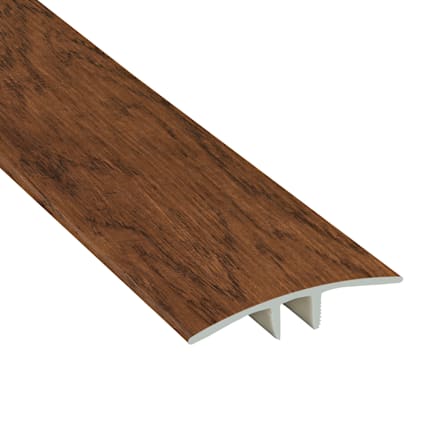 Shoreline Hickory Laminate Waterproof 1.77 in. Wide x 7.5 ft Length Low Profile T-Molding