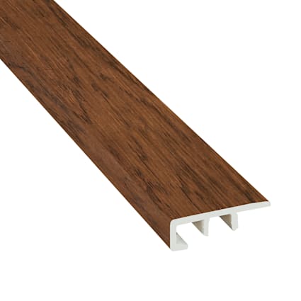 Shoreline Hickory Laminate Waterproof 1.5 in. Wide x 7.5 ft Length Low Profile End Cap