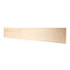 null Unfinished White Oak Solid Hardwood 3/4 in thick x 7.5 in wide x 36 in Length Riser