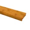 null Prefinished Horizontal Carbonized Bamboo 3/8 in. Thick x 1.5 in. Wide x 72 in. Length Reducer