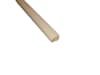null Prefinished Matte Carriage House White Ash 3/4 in. Tall x 0.5 in. Wide x 6.5 ft. Length Shoe Molding