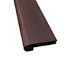 null Prefinished Distressed Café Noir Bamboo 9/16 in. Thick x 3.25 in. Wide x 72 in. Length Stair Nose