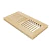 null 4" x 10" Unfinished White Oak Flush Grill