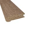 null Prefinished Weatherly Oak 3/4 in. Thick x 3.13 in. Wide x 6.5 ft. Length Stair Nose