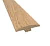 null Prefinished Amsterdam White Oak 2 in. Wide x 6.5 ft. Length T-Molding