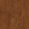 Builder's Pride 3/8 in. Gunstock Oak Engineered Hardwood Flooring 3 in. Wide - Sample