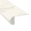 AquaSeal High Tower Marble Waterproof Laminate 1 in. T x 2.23 in. W x 7.5 ft. Length Low Profile Stair Nose