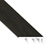 CoreLuxe Obsidian Oak Waterproof 1.5 in wide x 7.5 ft Length End Cap