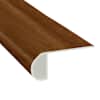 CoreLuxe Brazilian Cherry Waterproof Vinyl 1in. Thick x 2.23 in. Wide x 7.5 ft. Length Low Profile Stair Nose