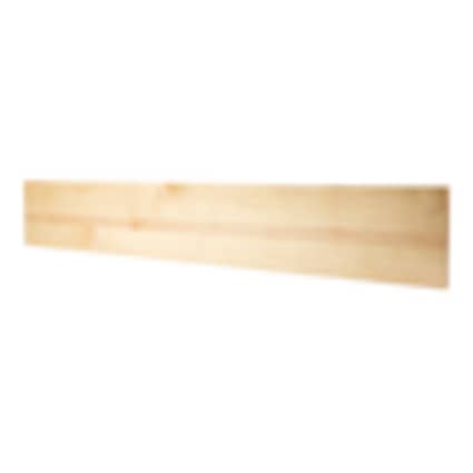 null Prefinished Maple 3/4 in thick x 7.25 in wide x 48 in Length Riser