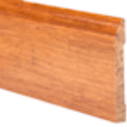 null Prefinished Strand Carbonized Bamboo 3-1/2 in. Tall x 0.5 in. Thick x 72 in. Length Baseboard