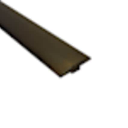 null Prefinished Espresso Hevea 2 in. Wide x 6.5 ft. Length T-Molding