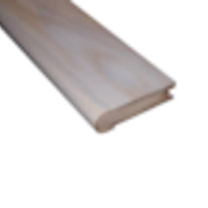 null Prefinished Matte Carriage House White Ash 3/4 in. Thick x 3.13 in. Wide x 6.5 ft. Length Stair Nose