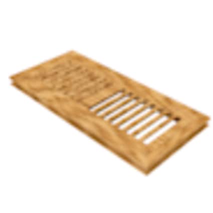 null 4"x 12" Hickory Flush Grill
