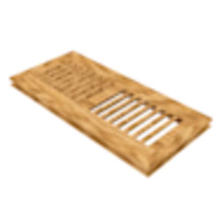 null 4" x 12" Matte Hickory Flush Grill