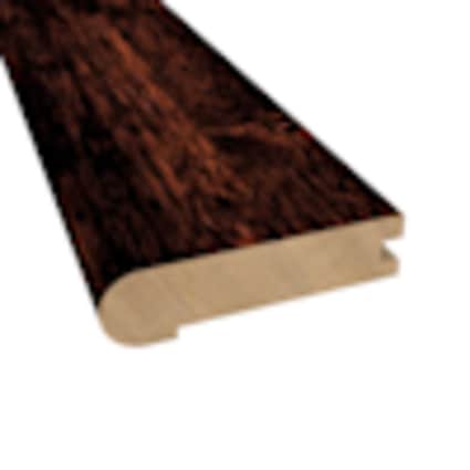 null Prefinished Moroccan Cherry Hevea 3/4 in. Thick x 3.13 in. Wide x 6.5 ft. Length Stair Nose
