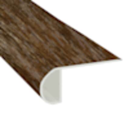 CoreLuxe Copper Barrel Oak Vinyl Waterproof 2.25 in wide x 7.5 ft Length Low Profile Stair Nose