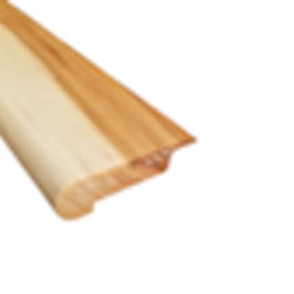 null Prefinished Natural Hickory 3/8 in. Thick x 2.75 in. Wide x 6.5 ft. Length Overlap Stair Nose
