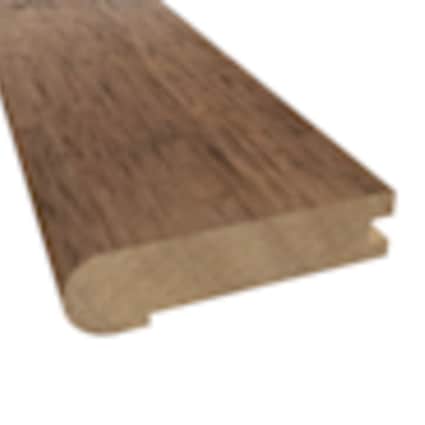 null Prefinished Chestnut Hill Hevea 3/4 in. Thick x 3.13 in. Wide x 6.5 ft. Length Stair Nose