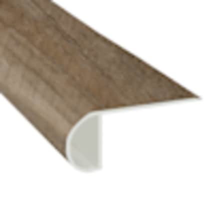 CoreLuxe Urban Loft Ash Waterproof Vinyl 1 in. Thick x 2.23 in. Wide x 7.5 ft. Length Low Profile Stair Nose