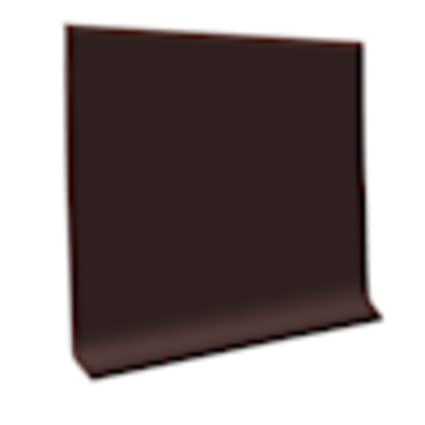 null Pinnacle Rubber Base Brown 1/8 in. Thick x 4 in. Tall x 120 ft. Length Roll