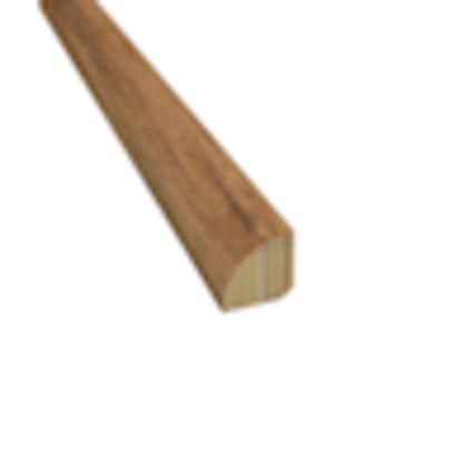 null Prefinished Toffee Bamboo 3/4 in. Tall x 0.75 in. Wide x 72 in. Length Quarter Round