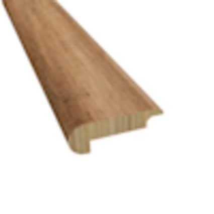 null Prefinished Toffee Bamboo 1/4 in. Thick x 2.16 in. Wide x 72 in. Length Stair Nose