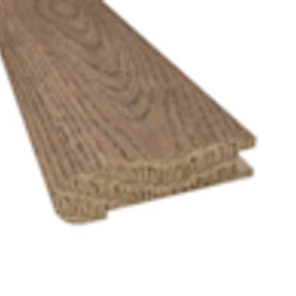 null Prefinished Weatherly Oak 3/4 in. Thick x 3.13 in. Wide x 6.5 ft. Length Stair Nose