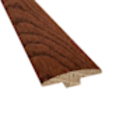 null Prefinished Saddle Oak 2 in. Wide x 6.5 ft. Length T-Molding
