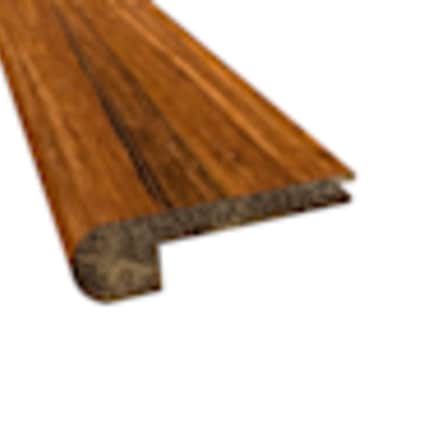 null Prefinished Distressed Raleigh Bamboo 3/8 in. Thick x 3.25 in. Wide x 72 in. Length Flush Stair Nose