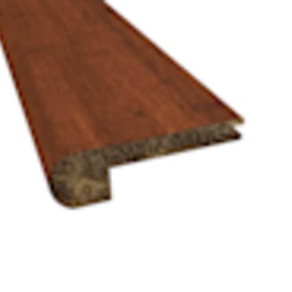null Prefinished Distressed Sierra Vista Bamboo 3/8 in. Thick x 3.25 in. Wide x 72 in. Length Flush Stair