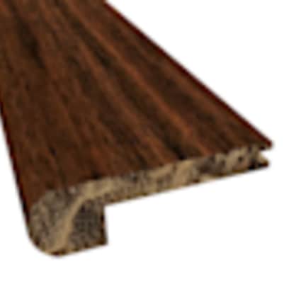 null Prefinished Quick Click Distressed Bismark Bamboo 3/8 in. T x 3.25 in. W x 72 in. L Flush Stair Nose