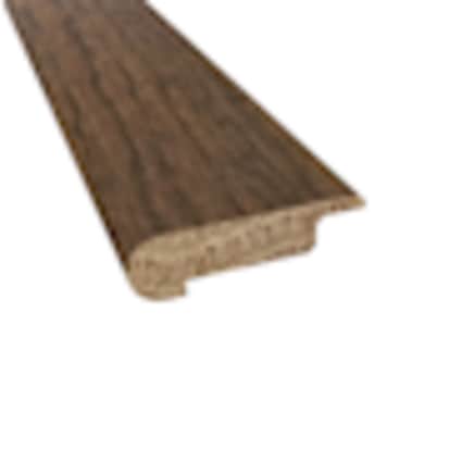 null Prefinished Palisade Oak 3/8 in. Thick x 2.75 in. Wide x 6.5 ft. Length Overlap Stair Nose