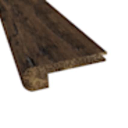 null Prefinished Distressed Madison County Bamboo 3/8 in. T x 3.25 in. W x 72 in. L Flush Stair Nose