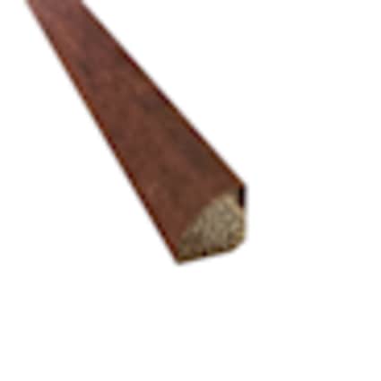 null Prefinished Cabernet Bamboo 3/4 in. Tall x 0.75 in. Wide x 72 in. Length Quarter Round