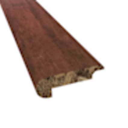 null Prefinished Cabernet Bamboo 6mm Thick x 2.19 in. Wide x 72 in. Length Overlap Stair Nose