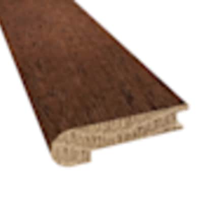 null Prefinished Coffee brazilian Oak 9/16 in. Thick x 2.75 in. Wide x 6.5 ft. Length Stair Nose