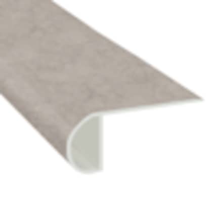 CoreLuxe Victorian Chic Linen Waterproof Vinyl 1in Thick x 2.23in. Wide x 7.5ft Length Low Profile Stair Nose