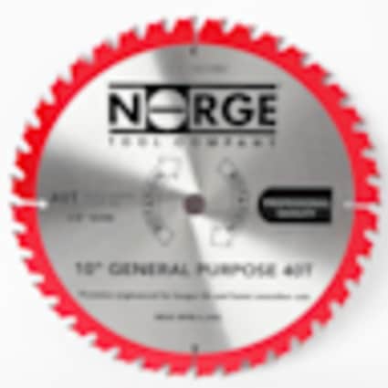 Norge Saw Blade - 10" General Purpose 40T