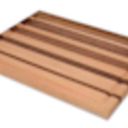 Pennwood Oiled Moulstown 20 in. Length x 15 in. Wide x 1 in. Thick Solid Butcher Block Cutting Board